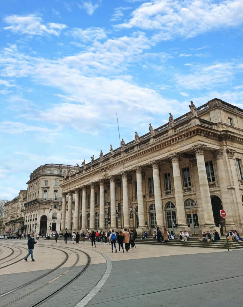 The building of the National Opera of Bordeaux, France